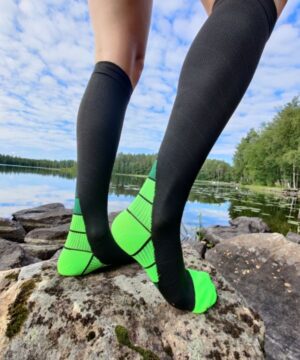 Kompressiosukat vihreät - TarjousTaivas