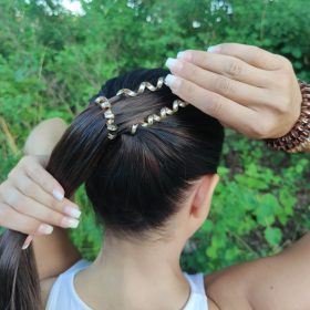 Telephone Cord Hair Ties – 10 Pieces