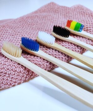 Bamboo Toothbrushes – 5 pcs
