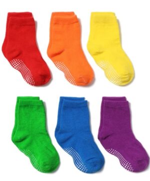 Children's brake socks, colorful - 6 pairs