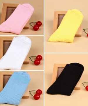 Soft Cotton Socks for Adults – 5 Pairs