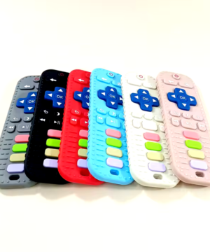 TV Remote-Shaped Silicone Baby Teething Toy – Baby Care Products