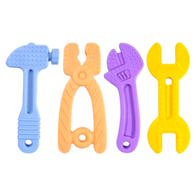4 Pcs Silicone Baby Teething Toys – Baby Care Products