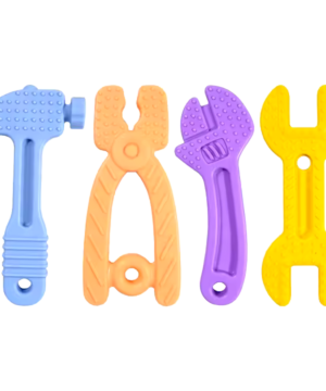 4 Pcs Silicone Baby Teething Toys – Baby Care Products