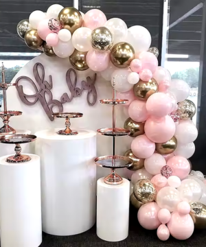 Pastel White Balloon Arch – Party Balloons for Weddings