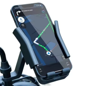 360° Rotating Motorcycle and Bicycle Mobile Phone Holder | Versatile and Practical