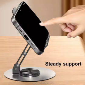 Folding Polygonal Phone Stand - Adjustable Desk Stand | Flexible and Practical